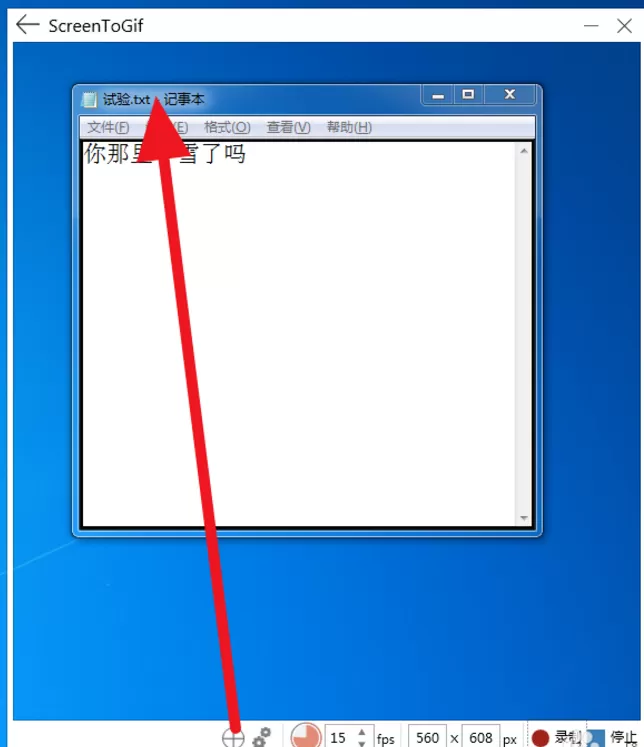 在ScreenToGif中自动调整录制窗口边框的具体方法