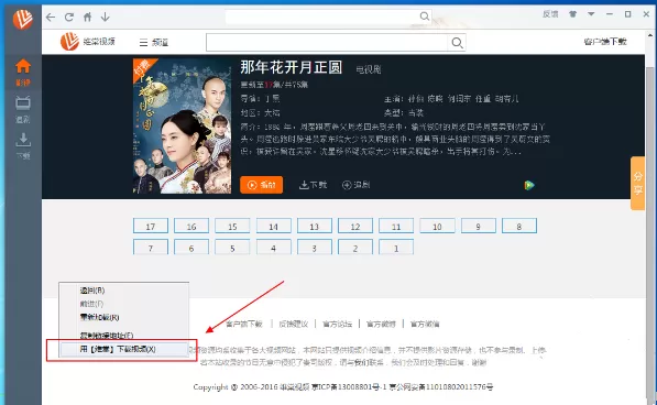 在维棠flv视频中下载视频列表的具体方法