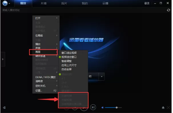 在迅雷看看中旋转画面方向的具体方法介绍