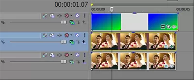 在Sony vegas中调出双色调效果的具体操作