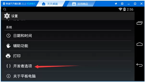 在天天模拟器中开启开发者模式的具体方法