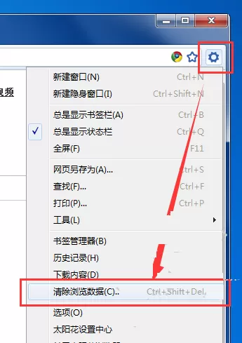 在太阳花浏览器中将历史记录清除的详细方法