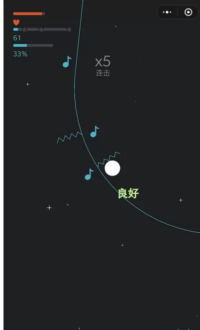 在微信中玩悦动音符的具体方法