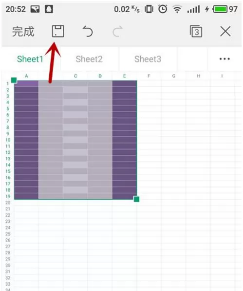在手机中更换WPS表格样式的具体步骤
