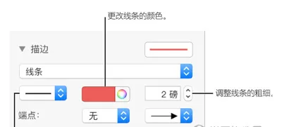 在Numbers中增加线头箭头的详细步骤