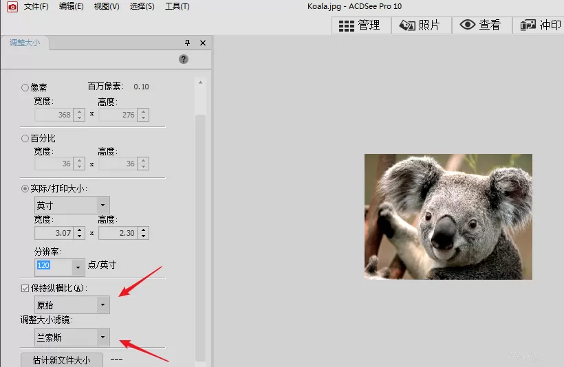 在ACDSee中修整图片尺寸的图文教程