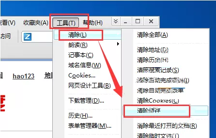 在佐罗浏览器中清理缓存的具体操作