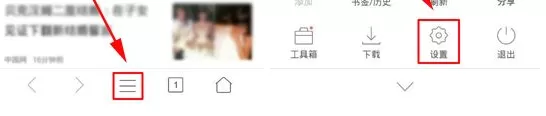 在微米浏览器中调整图片质量的具体操作