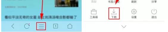 在微米浏览器中清除下载记录的具体操作