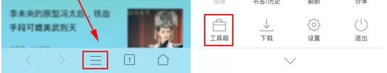 在微米浏览器中设置翻页按钮的具体操作