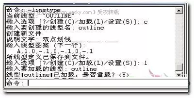 在AutoCAD 2007中自定义线型的具体操作