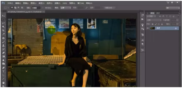 在ps中让图片呈现抽丝效果的图文教程