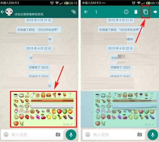 在WhatsApp中复制信息的具体操作