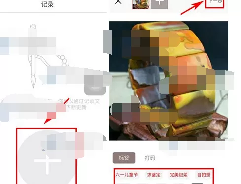 在文玩迷中添加记录的图文教程