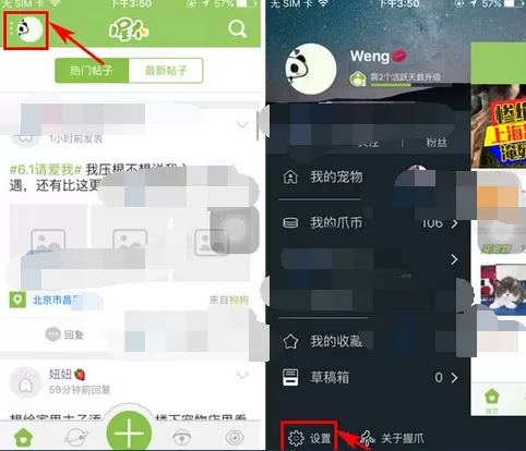 在握爪宠物中关闭消息提醒的图文教程