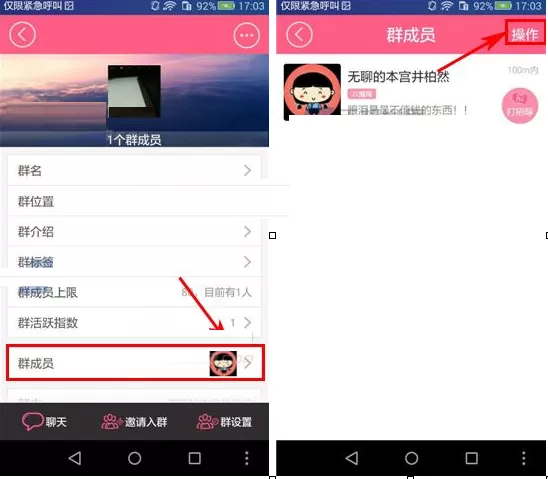 在陪聊群组中移除群成员的具体操作