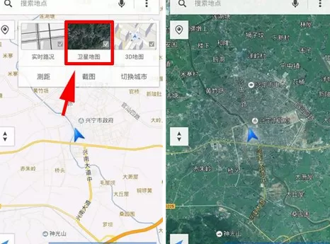 在腾讯地图中查看卫星地图的图文教程