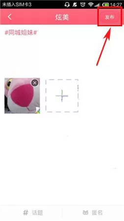 在美荔姐妹聊app中发布帖子的具体操作