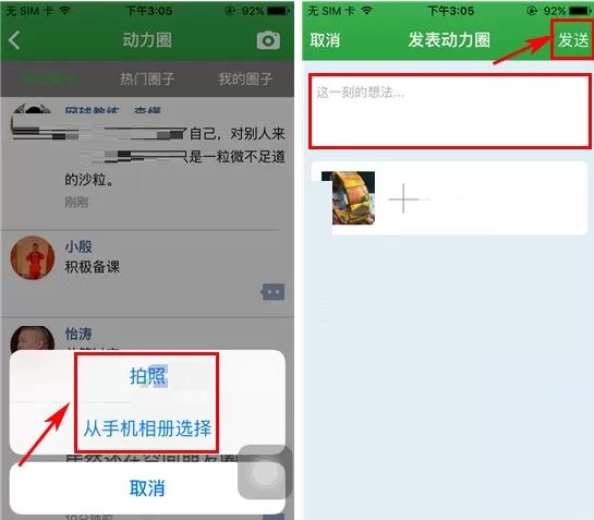 在健康猫APP中发布动态的具体操作
