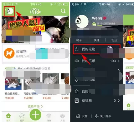 在握爪宠物app中添加宠物的图文教程