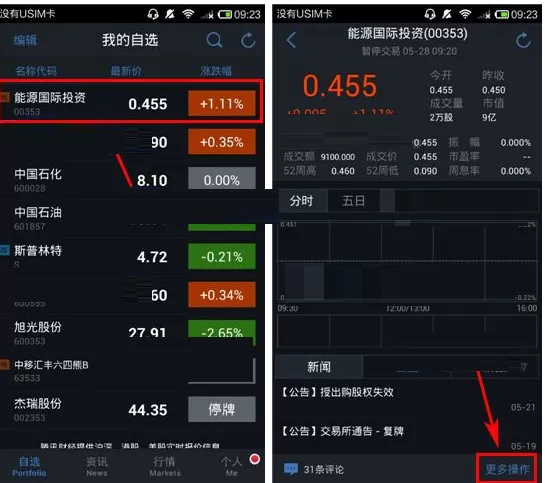在腾讯自选股中如何设置跌涨提醒?