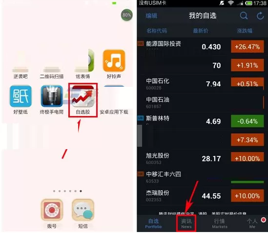 在腾讯自选股中编辑订阅资讯的具体操作