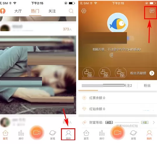 在红人直播中如何删除聊天消息？