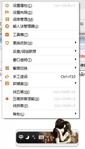 在极品五笔输入法中设置界面皮肤的详细方法