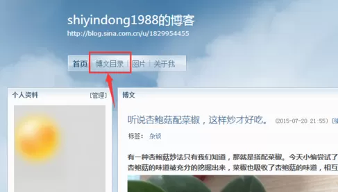 新浪博客更改已发布博文分类的操作方法