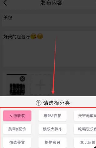 怎么在明星衣橱中发布社区内容?在明星衣橱中发布社区内容的方法