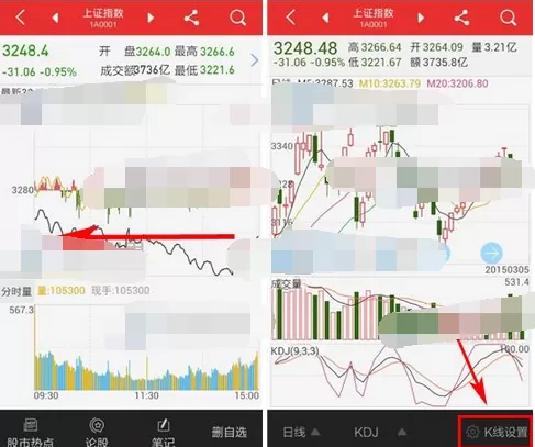 如何在手机同花顺中隐藏均线?在手机同花顺中隐藏均线的方法