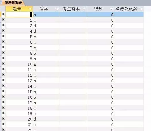 access2010怎样建立自己的试题库?