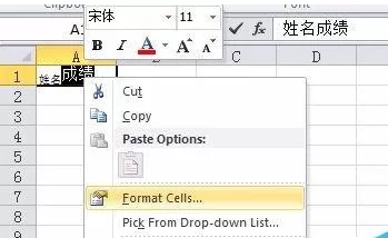 在Excel单元格中怎样用斜线分割填写?