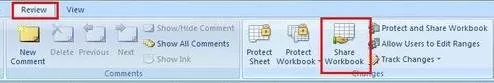 excel2007表格共享如何设置？excel2007表格共享设置的方法