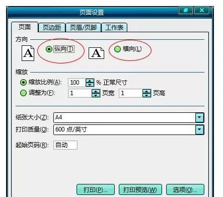 excel2007如何手动或者自动分页?