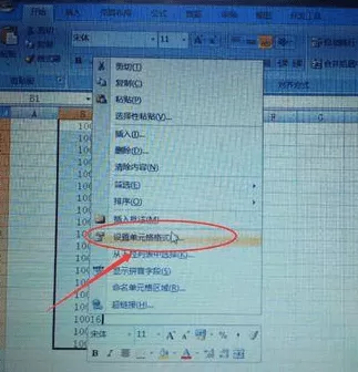 在excel中的数值设置以万元为单位的具体方法