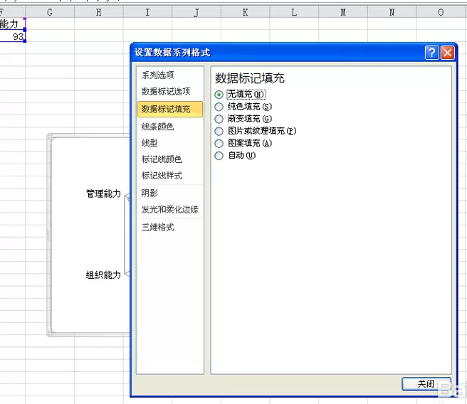 excel表格中的数据如何制作成雷达图?