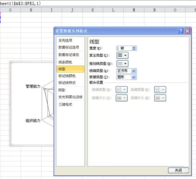 excel表格中的数据如何制作成雷达图?