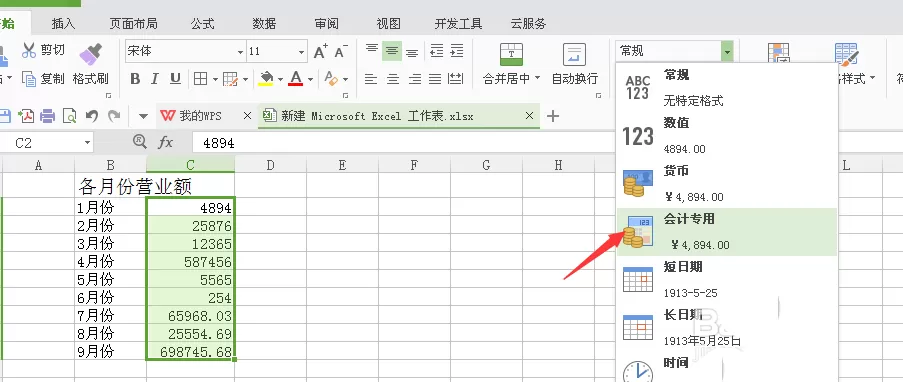 Excel表格如何设置会计专业格式?Excel设置会计专业格式教程