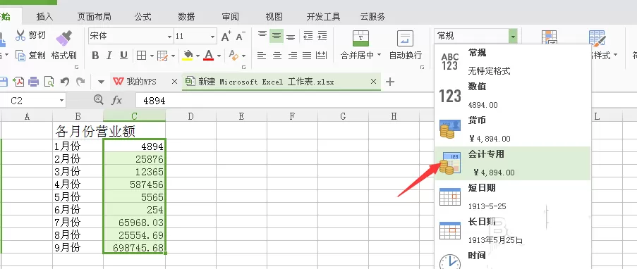 Excel表格如何设置会计专业格式?Excel设置会计专业格式教程