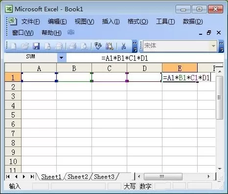 如何在excel表格中输入乘法公式?excel表格输入乘法公式的教程
