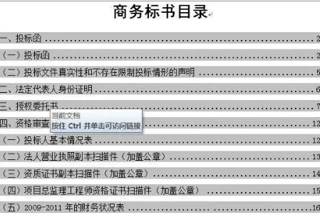 word中怎样为目录后面自动生成的页码添加括号?