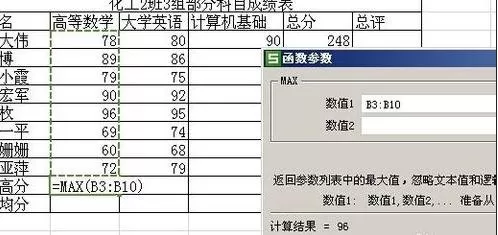 如何在excel表格中算最高分?在excel表格中算最高分的具体方法