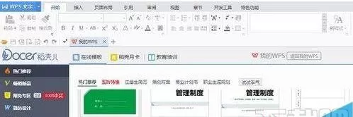 wps2016在线模板怎样设置开启或关闭?