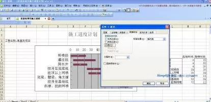 WPS表格怎样制作进度计划横道图?