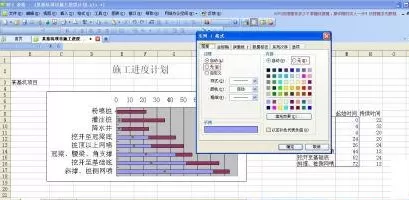 WPS表格怎样制作进度计划横道图?