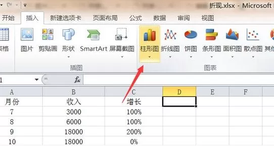 怎么在excel2010中创建组合图表?在excel2010中创建组合图表的教程