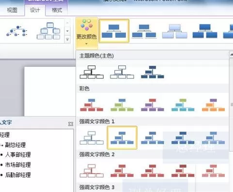 在ppt2010中如何创建组织结构图?ppt2010创建组织结构图的教程