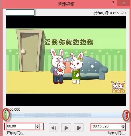 PPT怎样利用自带功能剪切视频?