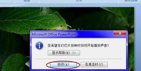 如何给PPT2007插入声音?给PPT2007插入声音的方法